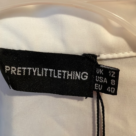 NWT Pretty Little Thing dress with ruching - Picture 2 of 8